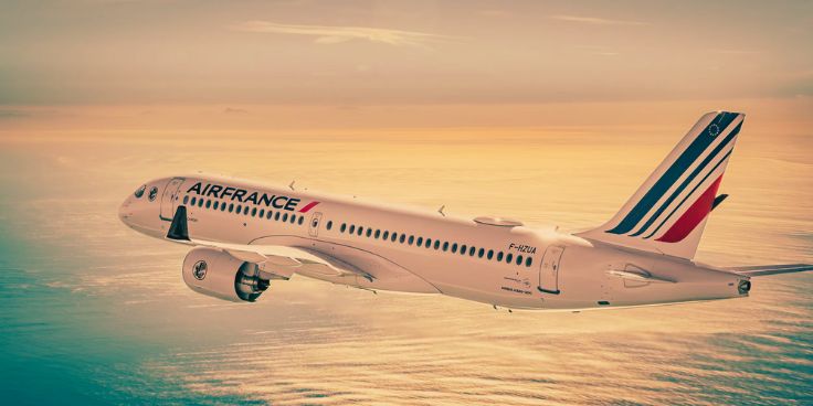 Air France A350 Chicago Flight Return